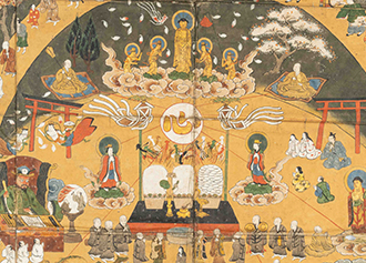 熊野観心十界曼荼羅(部分) 江戸時代 個人蔵