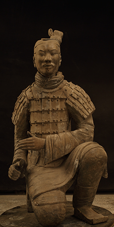 《跪射武士俑》統一秦 秦始皇帝陵博物院