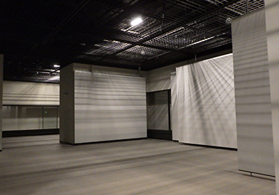 模型「静岡県立美術博物館建築基本構想提案」(縮尺:1/300)