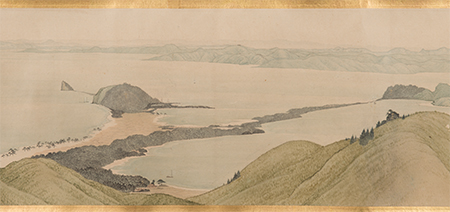 原在正《富士山図巻》第10巻(部分)個人蔵